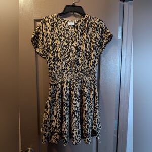 Leopard print dress